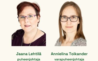 Jaana Lehtilä valittiin uudeksi puheenjohtajaksi