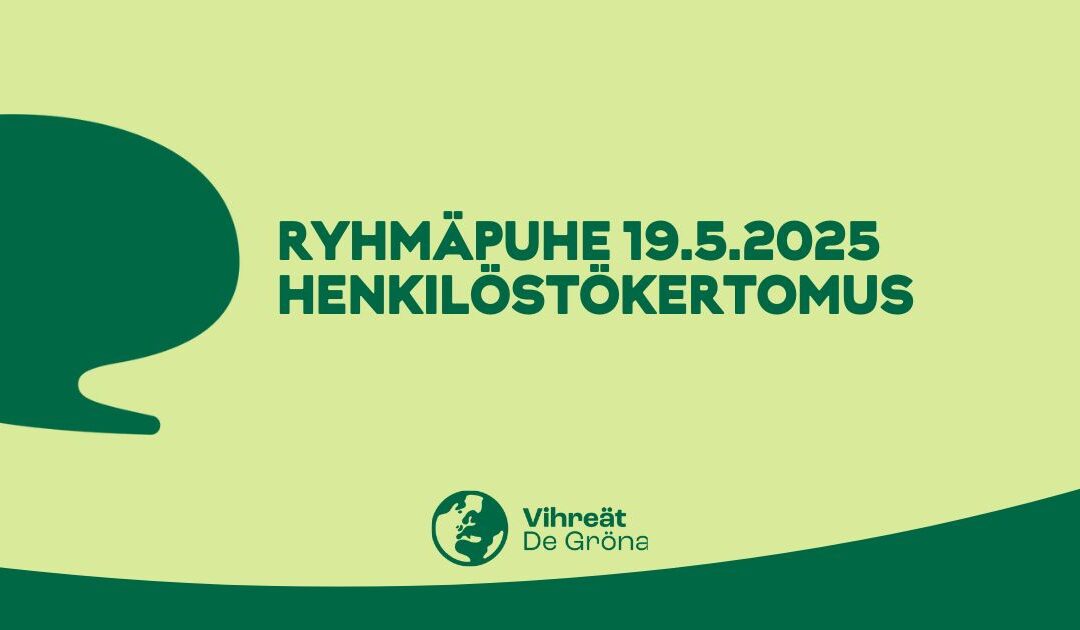 Ryhmäpuhe – Henkilöstökertomus